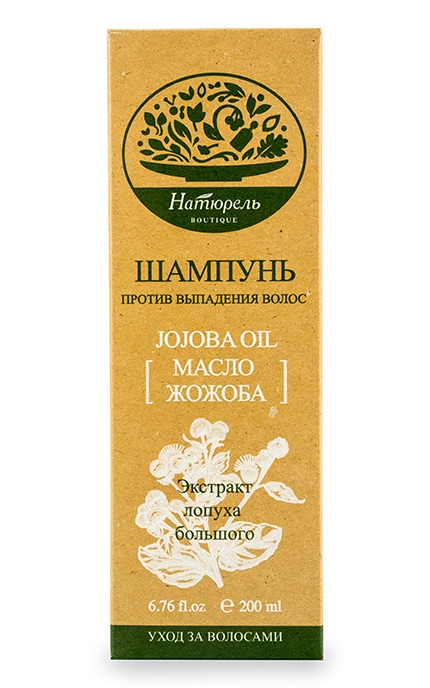 НАТЮРЕЛЬ BOUTIQUE-Шампунь проти випадіння волосся Натюрель Екстракт жожоба-4820184541146