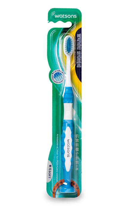 Зубная антибактериальная щетка Watsons с ионами серебра мягкая 1 шт