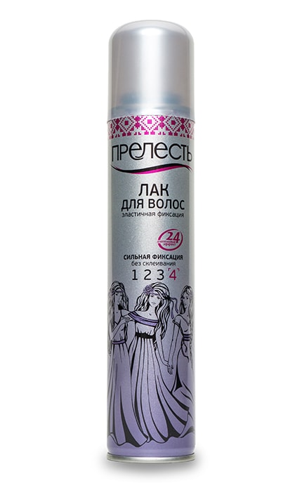 ПРЕЛЕСТЬ-Лак для волос Прелесть сильной фиксации-4600104003394