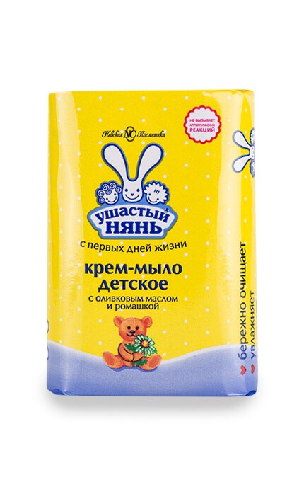 УШАСТЫЙ НЯНЬ-Крем-мыло детское Ушастый Нянь С ромашкой-4600697101972