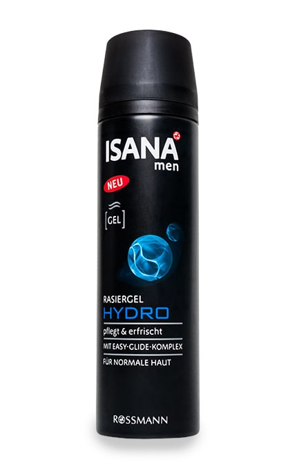ISANA MEN-Гель для гоління Isana Men Hydro Rossmann Для чоловіків-4305615614113