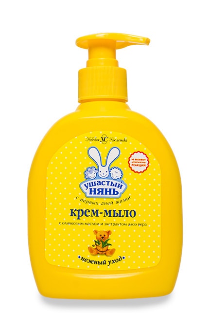 УШАСТЫЙ НЯНЬ-Крем-мыло жидкое Ушастый нянь Алоэ-4820026413105