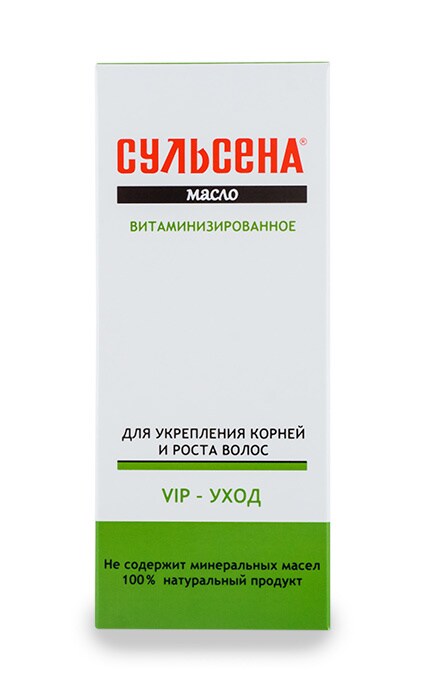 Масло для волос витаминизированное Сульсена для укрепления корней роста волос 100 мл