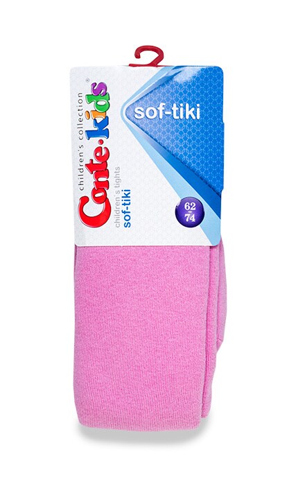 CONTE KIDS-Колготки детские Conte-kids Soft-tiki мальва (р. 62-74)-4810226184608