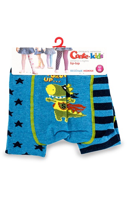 CONTE KIDS-Колготки дитячі Conte-kids tip-top розмір 80-86 блакитні-4810226060544