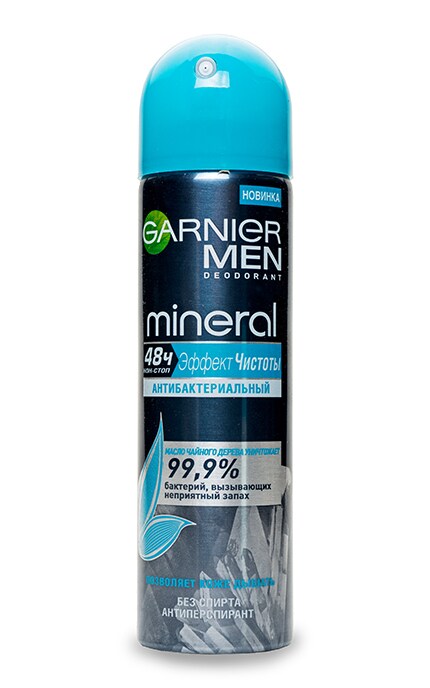 GARNIER BODY-Антиперспирант Garnier Men Mineral Антибактериальный-3600541993105