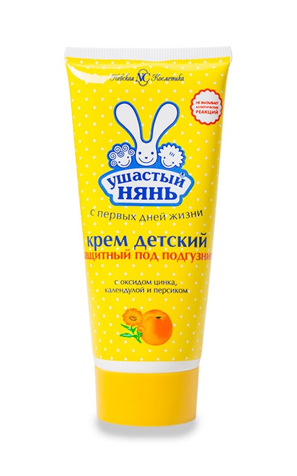 УШАСТЫЙ НЯНЬ-Крем детский Ушастый нянь Защитный под подгузник-4600697192222