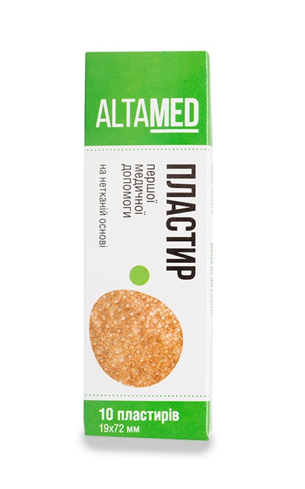 ALTAMED-Пластир медичної допомоги Altamed на нетканій основі -4820184601154