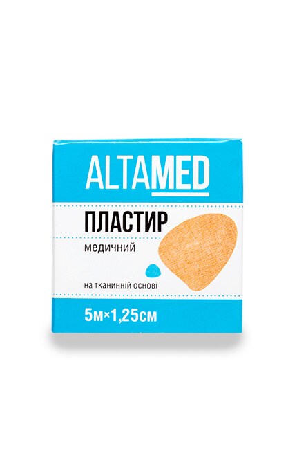 ALTAMED-Пластир медичний Altamed Котушковий на тканинній основі 5мх1,25см-4820184601222