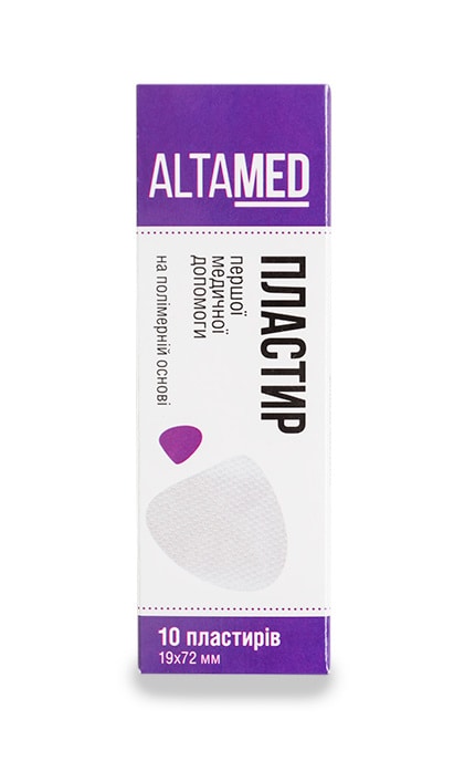 ALTAMED-Пластир першої медичної допомоги Altamed на полімерній основі-4820184601178