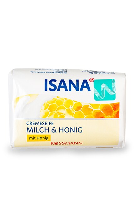 ISANA-Крем-мыло Isana Молоко и мед-4305615639390