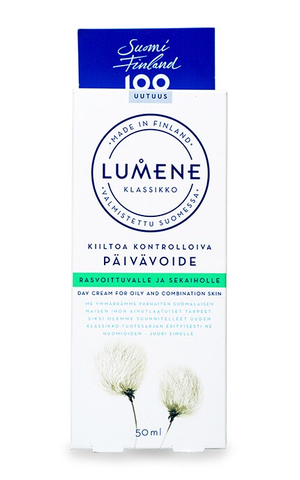 LUMENE-Крем денний матуючий Lumene Klassikko для жирної та комбінованої шкіри -6412600813326