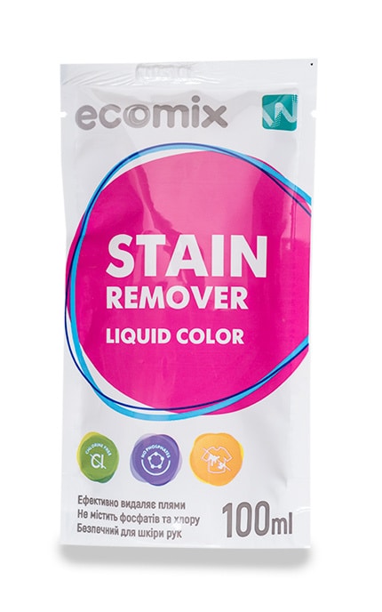 Пятновыводитель для цветных тканей Ecomix 100 мл