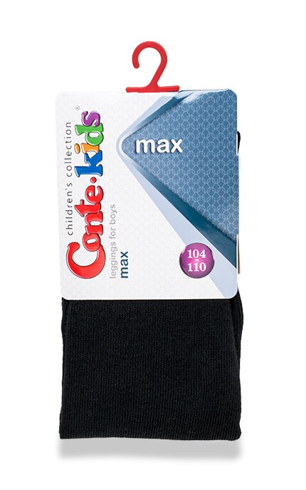 CONTE KIDS-Леггинсы детские Conte-kids Max Черные (р. 104-110)-4810226027363