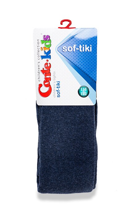 CONTE KIDS-Колготки детские Conte-kids Sof-tiki Темно-синие (р. 116-122)-4810226039151