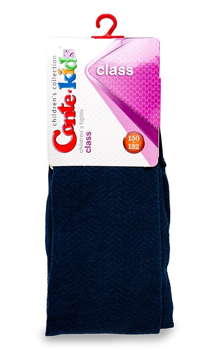 CONTE KIDS-Колготки дитячі Conte-kids Class Темно-сині (р. 150-152) -4810226023884
