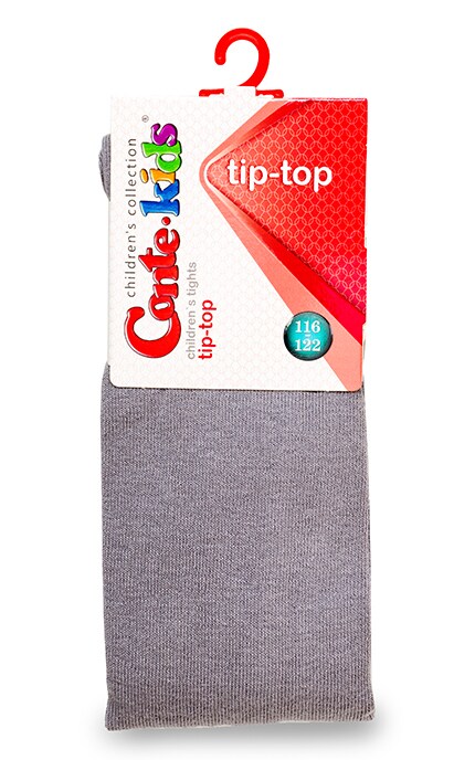 CONTE KIDS-Колготки дитячі Conte-kids Tip-top Сірі (р. 116-122) -4810226018378