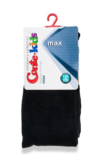 CONTE KIDS-Леггинсы детские Conte-kids Max Черные (р. 116-122)-4810226027394