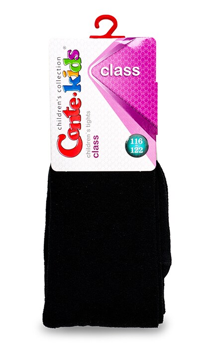 CONTE KIDS-Колготки дитячі Conte-kids Class Чорні (р. 116-122) -4810226023334