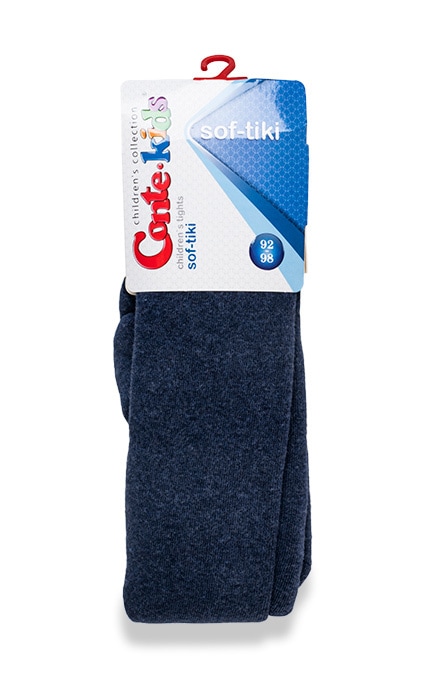 CONTE KIDS-Колготки дитячі Conte-kids Sof-tiki Темно-сині (р. 92-98) -4810226039236