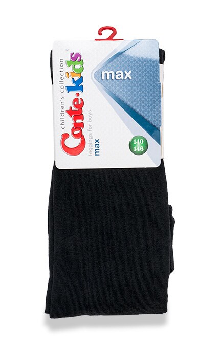 CONTE KIDS-Леггинсы детские Conte-kids Max Черные (р. 140-146)-4810226027455