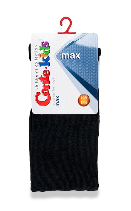 CONTE KIDS-Леггинсы детские Conte-kids Max Черные (р. 128-134)-4810226027424