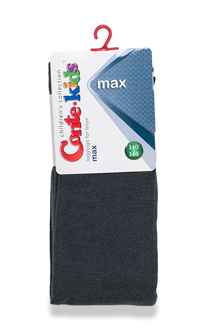 CONTE KIDS-Леггинсы детские Conte-kids Max Темно-серые (р. 140-146)-4810226027448