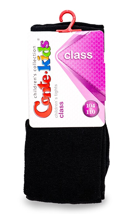 CONTE KIDS-Колготки детские Conte-kids Class Черные (р. 104-110)-4810226023150