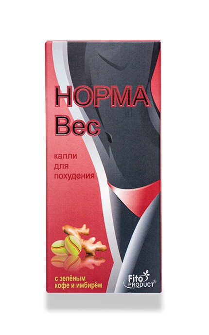 FITOPRODUKT-Капли для похудения Fitoproduct Норма вес с зеленым кофе и имбирем-4820159301256