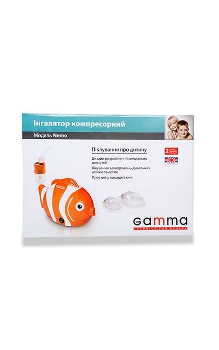 GAMMA-Інгалятор компресіонний Gamma модель Nemo-6956937000580