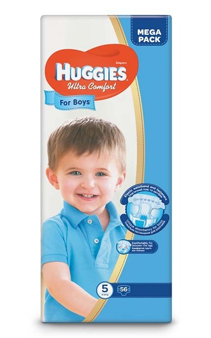 HUGGIES-Подгузники Huggies Ультра Комфорт 12-22 кг для мальчиков-5029053543635
