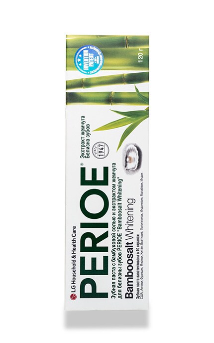 PERIOE-Зубна паста Perioe Bamboosalt Whitening -8801051068702