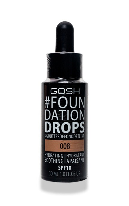 Тональный крем Gosh Foundation Drops 002 SPF 10 30 мл