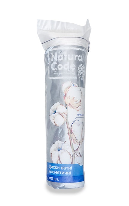 NATURAL CODE-Ватные диски Naturale Code 100 шт-4752171001282