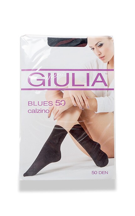 GIULIA-Шкарпетки Giulia Blues Nero 50 den 23-25 розмір-4820040190204