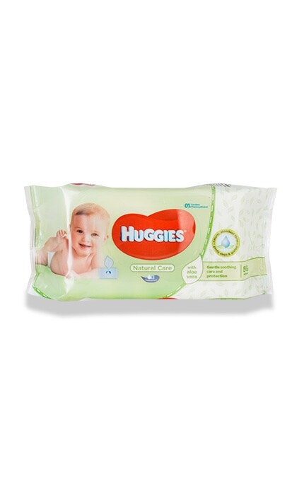 HUGGIES-Влажные салфетки Huggies Natural Care детские-5029053550152