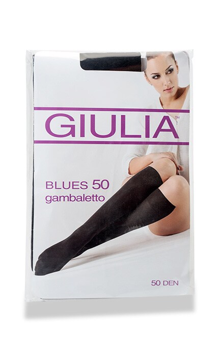 GIULIA-Гольфы Giulia Blues Nero 50 den 23-25 размер, 2 пары-4820040190228
