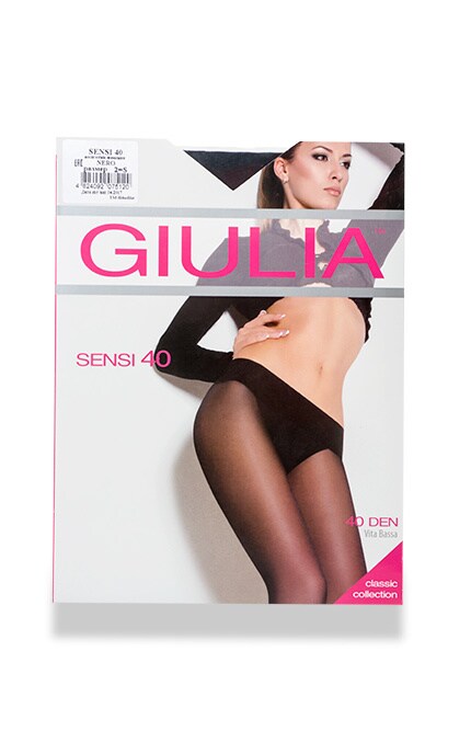 GIULIA-Колготки Giulia Sensi Nero 40 den 2 розмір-4824092075120