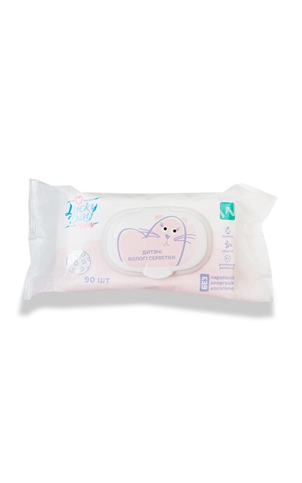 LUCKY DAY BABY-Дитячі серветки Lucky Day Baby З клапаном-8690510115558