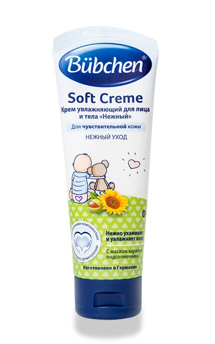 BUBCHEN-Крем Bubchen для лица и тела Нежный-7613034884091