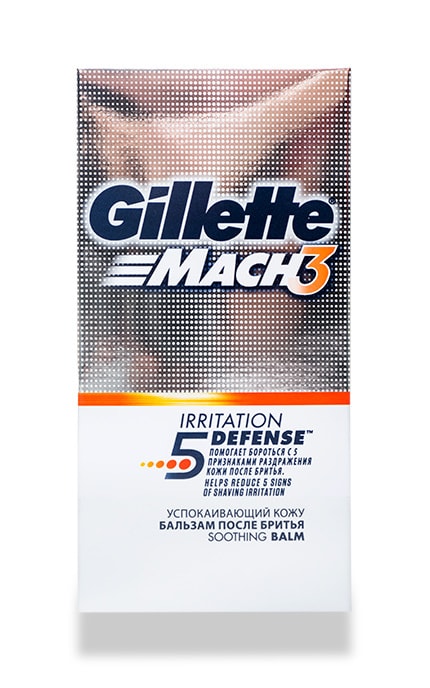 GILLETTE MACH-3-Бальзам після гоління Gillette Mach 3 Soothing, 100 мл-7702018304950