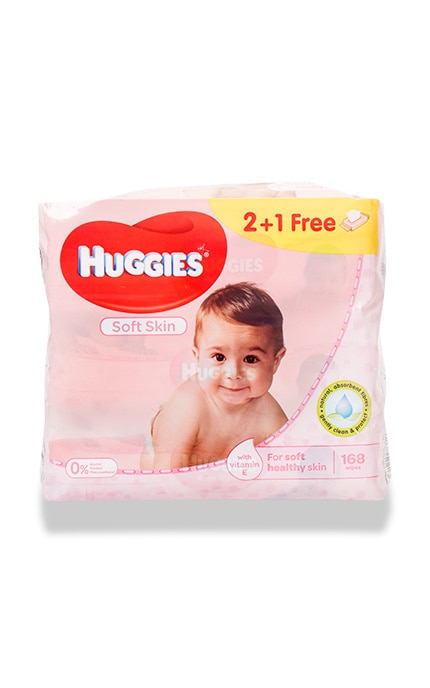 HUGGIES-Влажные салфетки Huggies Soft Skin детские-5029053550213