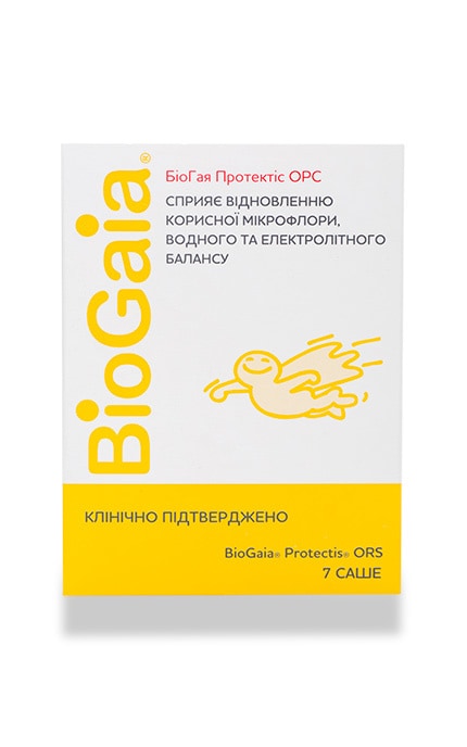 БІОГАЯ-Порошок для орального регідратаційного розчину BioGaia 7саше-7350012550721