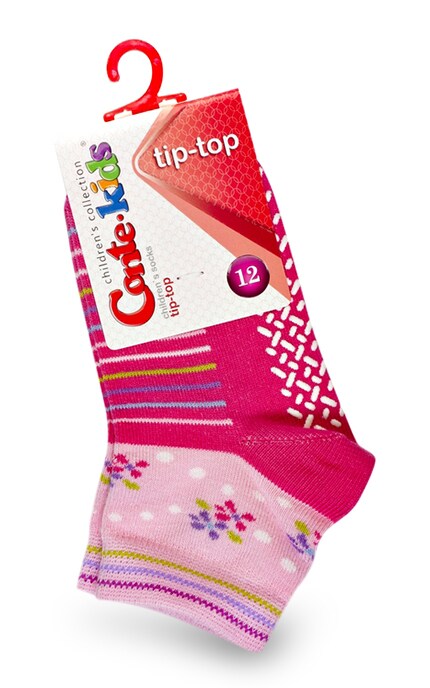 CONTE KIDS-Детские носки Conte-kids Tip-top цвет розовый, рисунок 253, размер 12-4810226154847