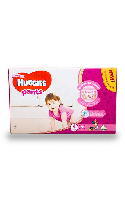 HUGGIES PANTS-Підгузники-трусики для дівчаток Huggies дитячі, розмір 4 (9-14 кг)-5029053564098