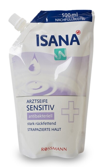 Мыло жидкое Isana Sensitive Aнтибактериальне запаска