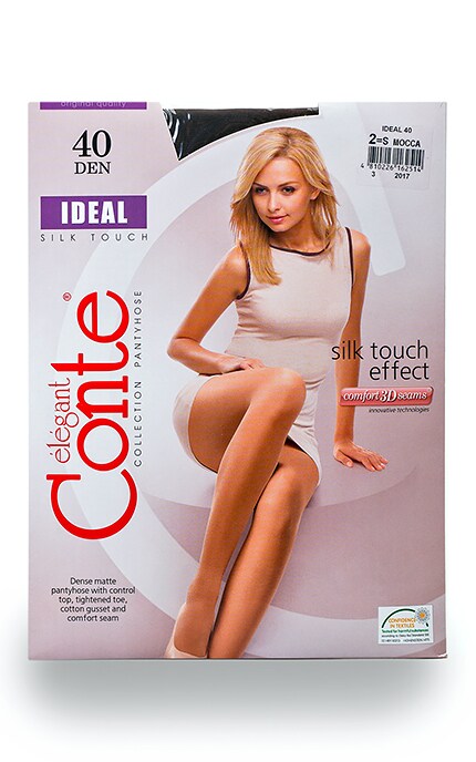 CONTE-Колготки Conte Ideal Mocca 40 den 2 размер-4810226162514