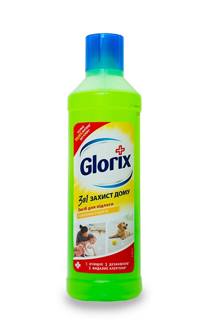 GLORIX-Засіб для чищення підлоги Glorix Лимонна енергія -8711600362284