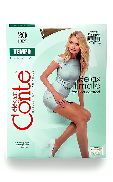 CONTE RELAX ULTIMATE-Колготки Conte Tempo Bronz 20 den 2 розмір-4810226198285