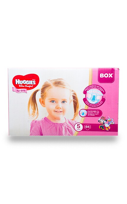 HUGGIES-Подгузники для девочек Huggies Детские, размер 5 (12-22 кг)-5029053547862